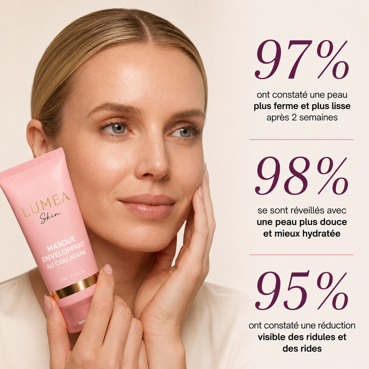 Masque Nuit Bio-Collagène Coréen + Pinceau Applicateur