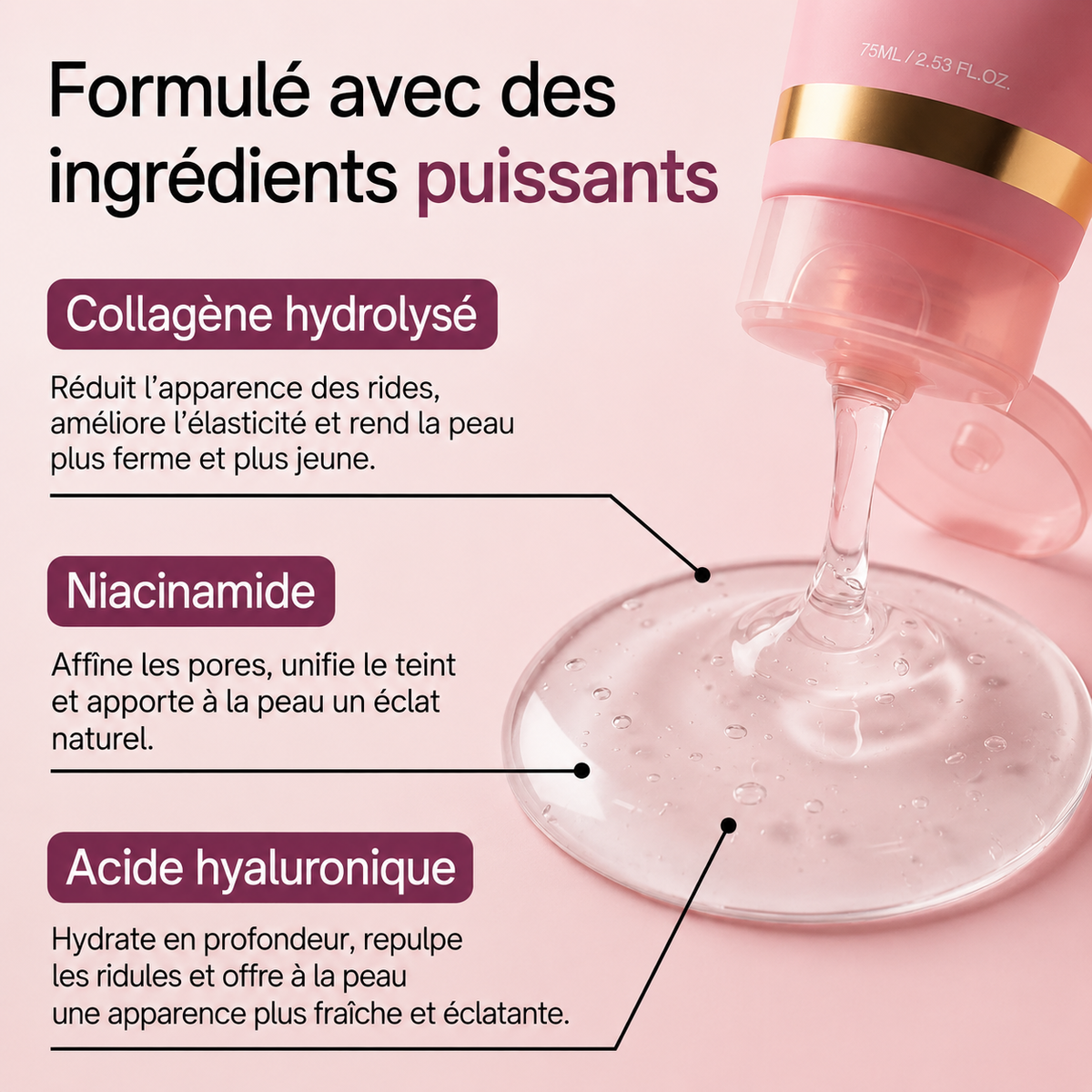 Masque Nuit Bio-Collagène Coréen + Pinceau Applicateur